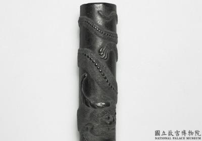 图片[2]-Cylindrical inkstick inscribed with “Shansong zhi”, attributed to Luo Xiaohua, Ming Dynasty (1368-1644)-China Archive